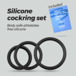 Set de anillos para el pene de silicona Bandoleros - Imagen 4