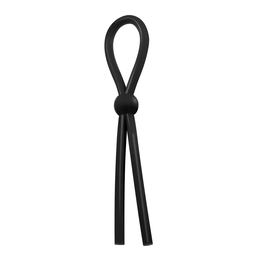 Set de anillos para el pene de silicona Daltons negro - Imagen 3