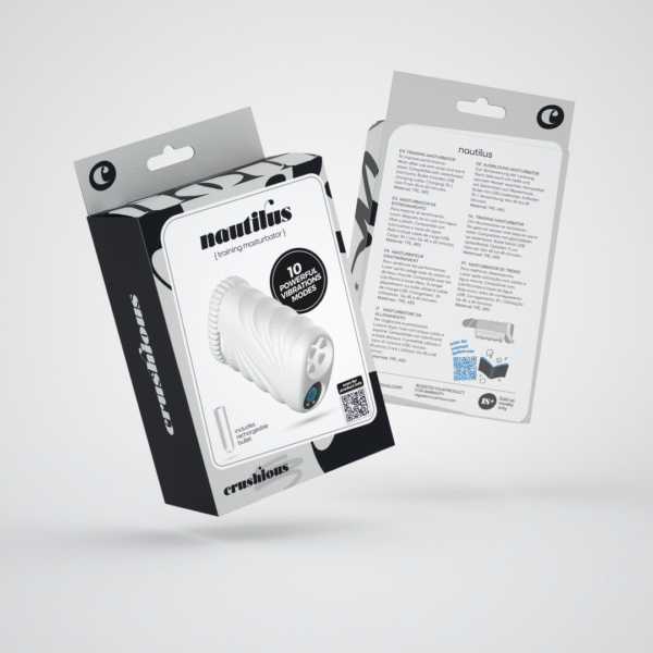 Masturbador de entrenamiento Crushious Nautilus con bala extraíble