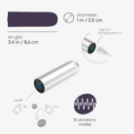 Vibrador tipo bullet recargable por USB Crushious Quackers - Imagen 6