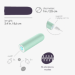 Vibrador tipo bullet recargable por USB Crushious Quackers - Imagen 12