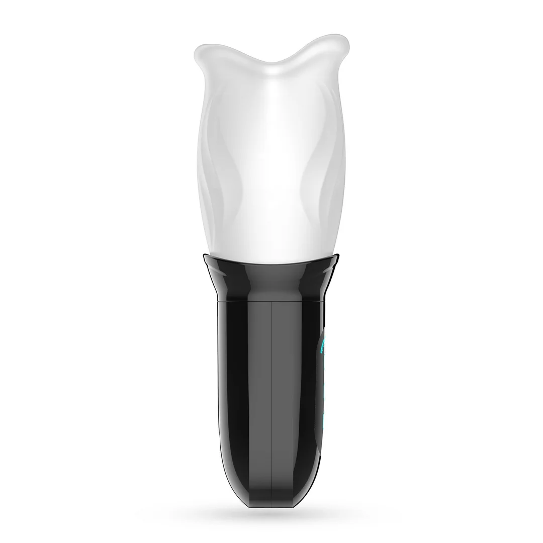 Masturbador oral giratorio Fellatrix de Crushious, blanco - Imagen 3