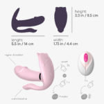 Vibrador portátil con calor Fritz y mando a distancia - Imagen 11