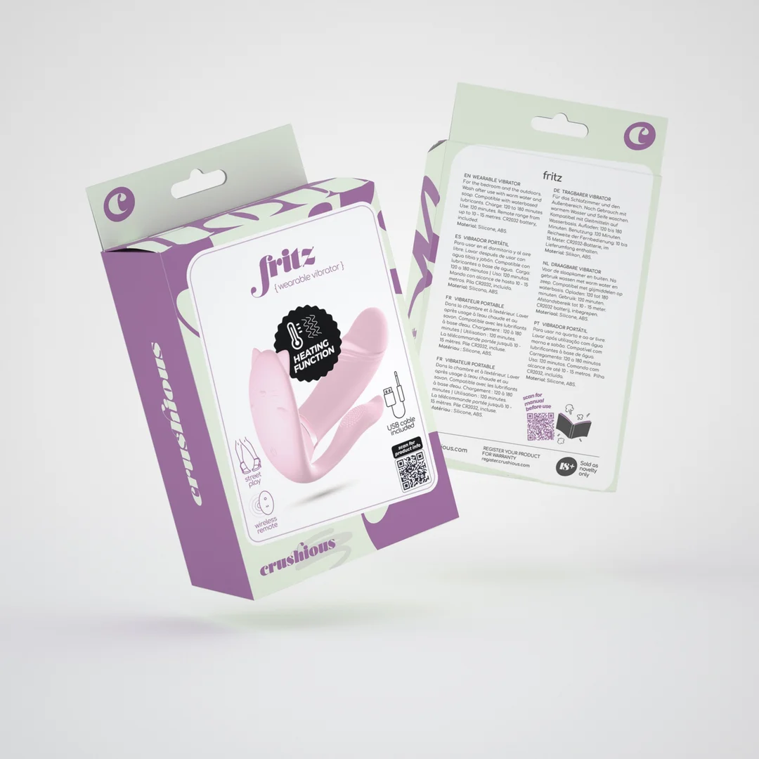 Vibrador portátil con calor Fritz y mando a distancia - Imagen 7