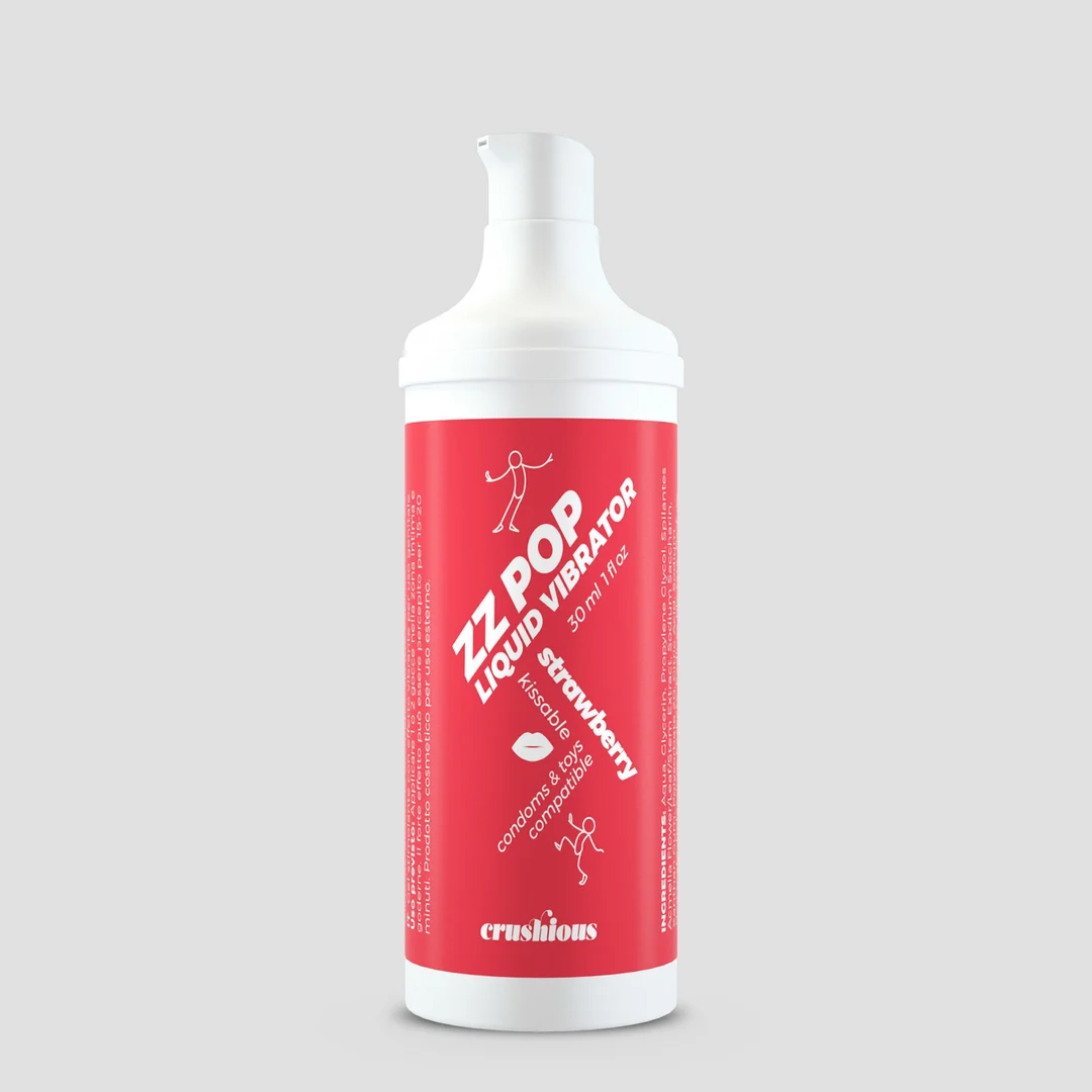 Crushious ZZ Pop vibrador líquido comestible de cereza, 30 ml - Imagen 5