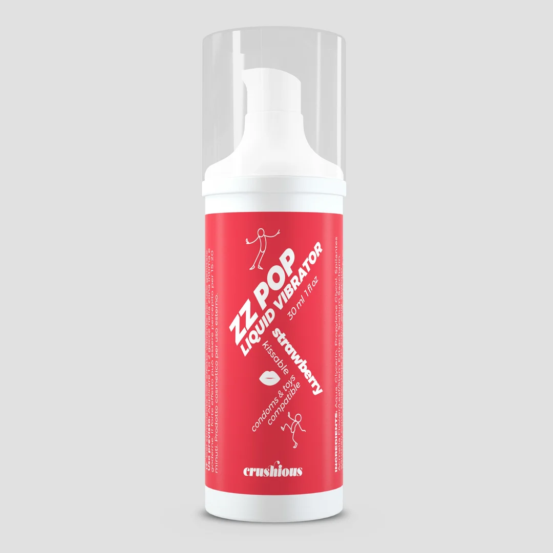 Crushious ZZ Pop vibrador líquido comestible de cereza, 30 ml - Imagen 8