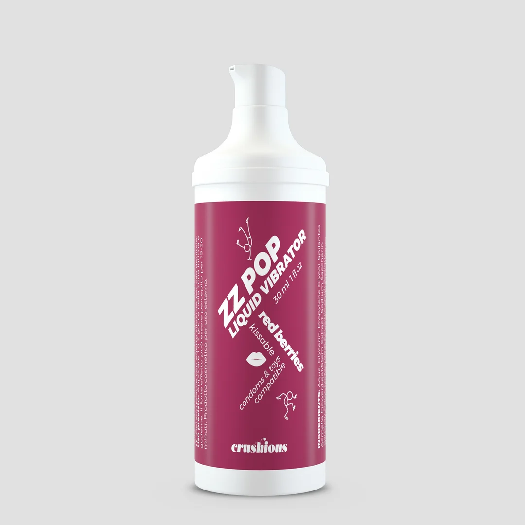 Crushious ZZ Pop vibrador líquido comestible de cereza, 30 ml - Imagen 13