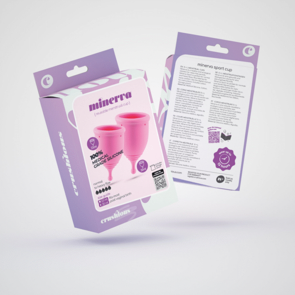 Copas menstruales Crushious Minerva con bolsa