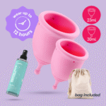 Copas menstruales Crushious Minerva con bolsa y limpiador de juguetes - Imagen 4