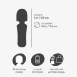 Masajeador wand recargable Crushious Wanda mini - Imagen 5