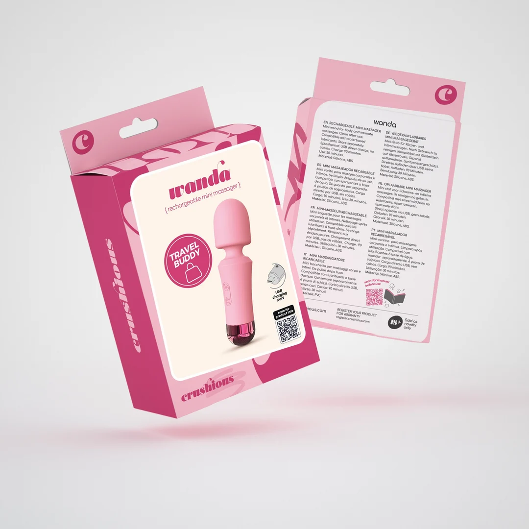 Masajeador wand recargable Crushious Wanda mini - Imagen 7