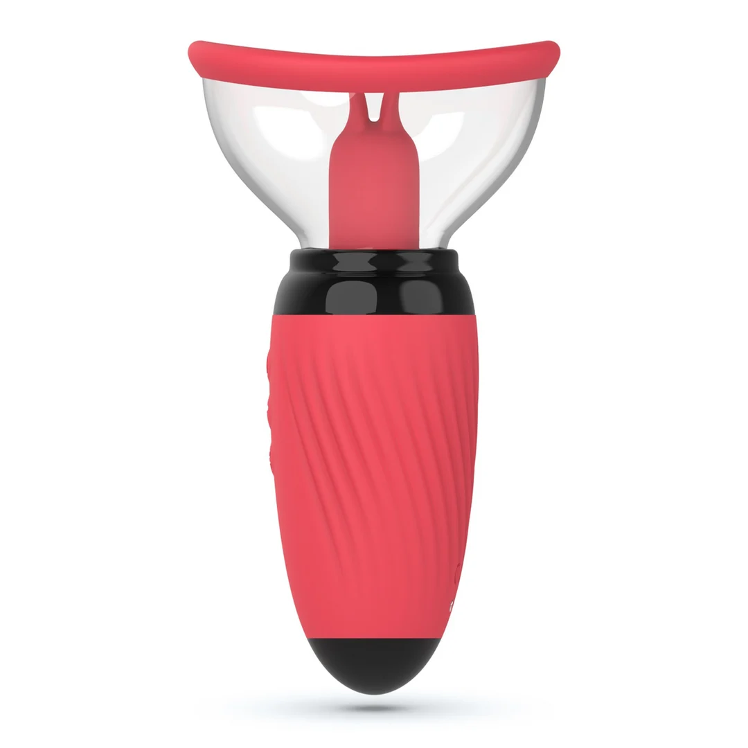 Bomba vulvar vibratoria y de succión Crushious Scarlet - Imagen 2