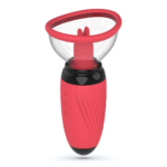 Bomba vulvar vibratoria y de succión Crushious Scarlet - Imagen 3