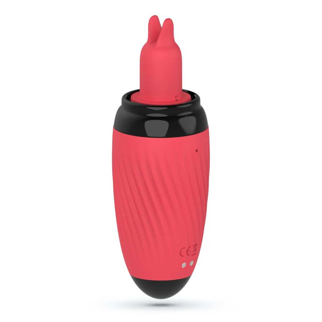 Bomba vulvar vibratoria y de succión Crushious Scarlet - Imagen 4