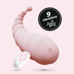 Huevo vibrador recargable Crushious Cocoon con mando a distancia - Imagen 6