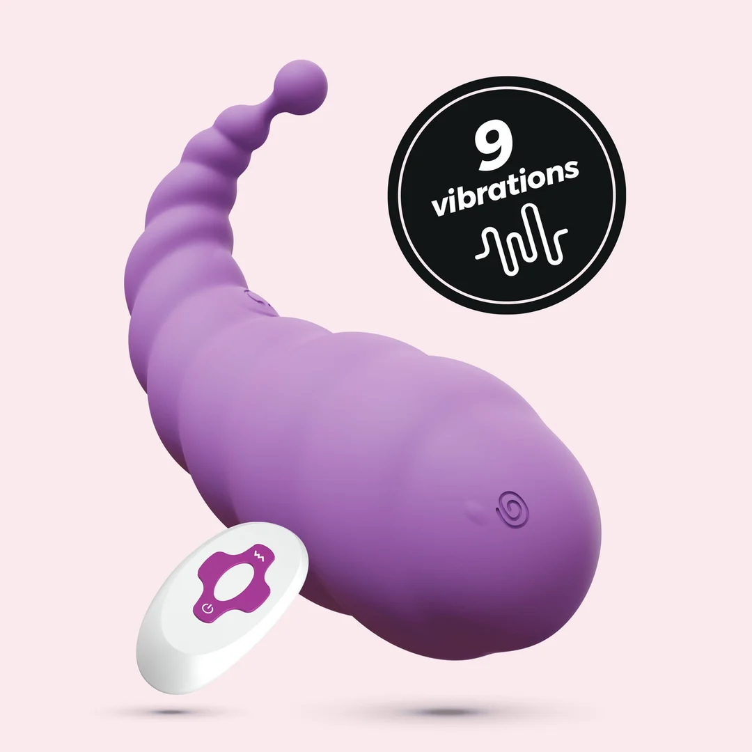 Huevo vibrador recargable Crushious Cocoon con mando a distancia - Imagen 18