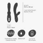 Vibrador conejito Crushious Dare Dong - Imagen 5
