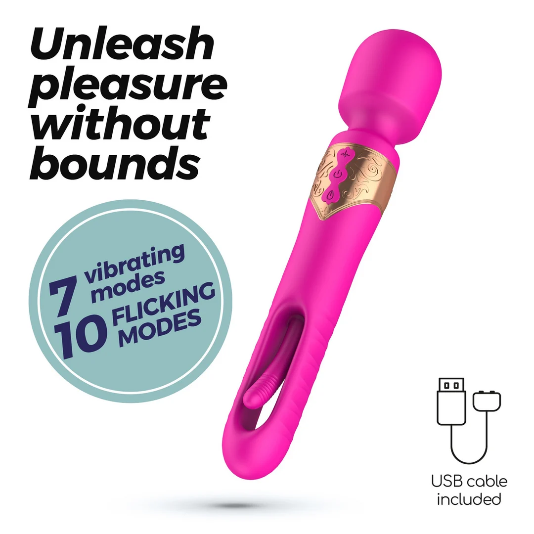 Vibrador masajeador doble Crushious Big Ben con Flicker - Imagen 5