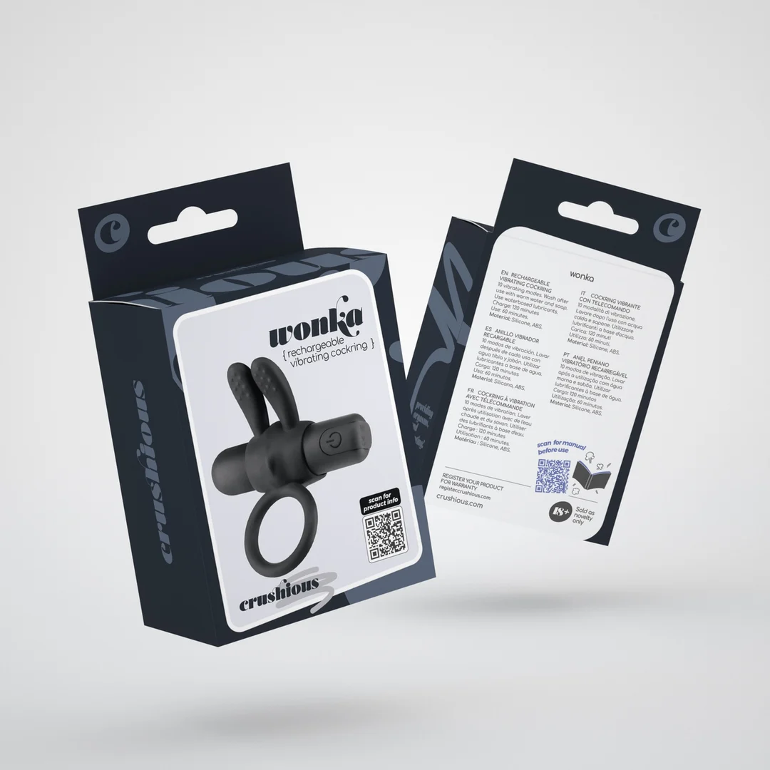Anillo vibrador recargable Wonka - Imagen 1
