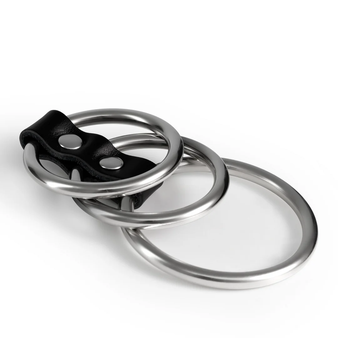 Set de anillos metálicos para el pene Saruman - Imagen 4