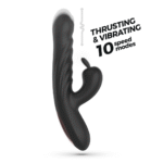 Vibrador conejito Lapin de Crushious con movimiento de empuje - Imagen 6