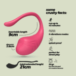 Huevo vibrador Crushious Tamago recargable - Imagen 12