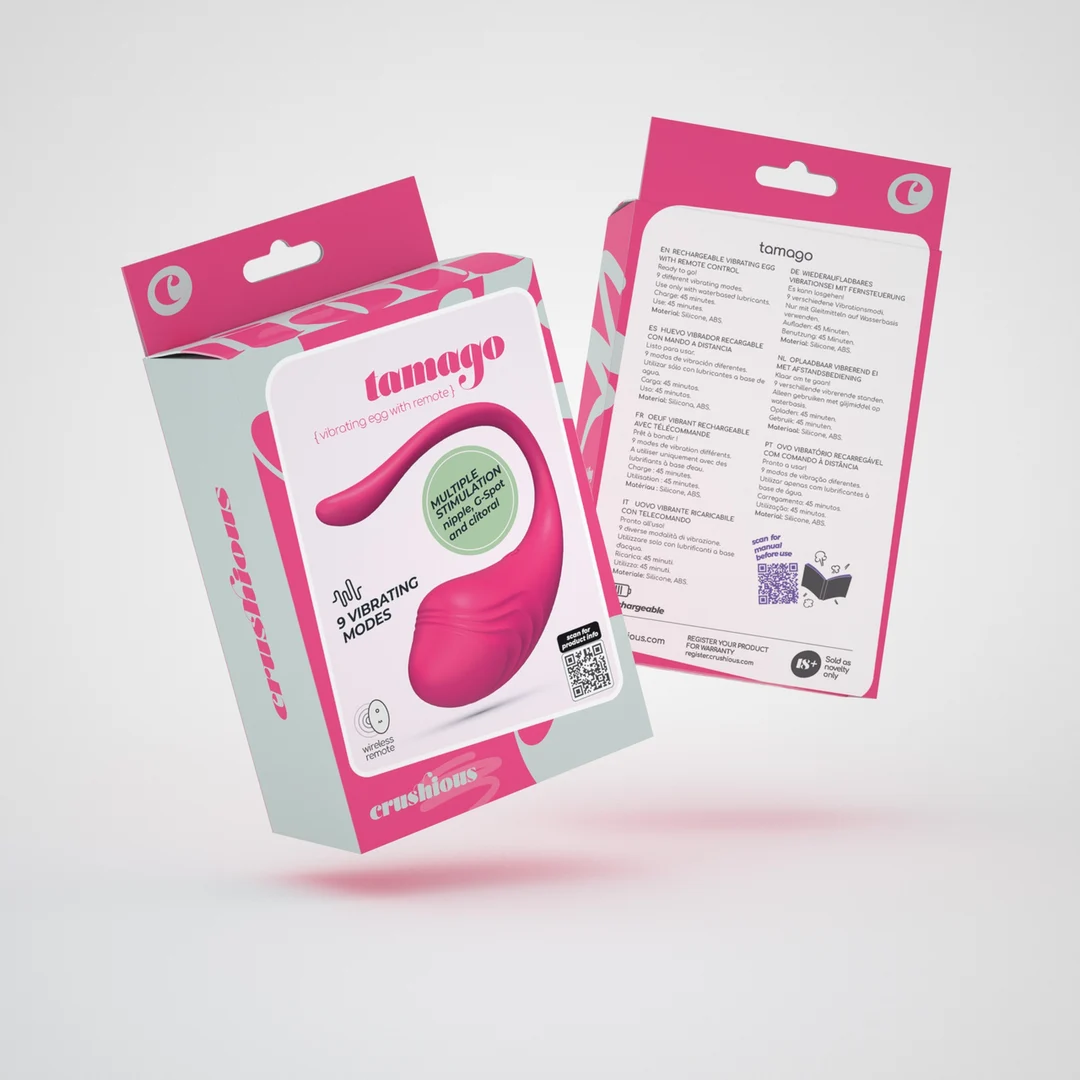 Huevo vibrador Crushious Tamago recargable - Imagen 7