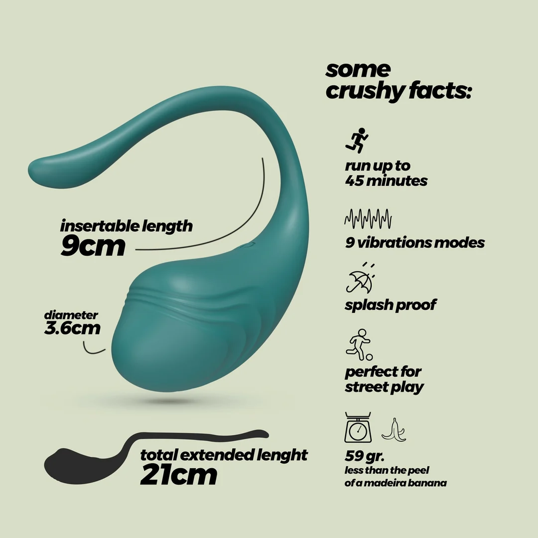 Huevo vibrador Crushious Tamago recargable - Imagen 24