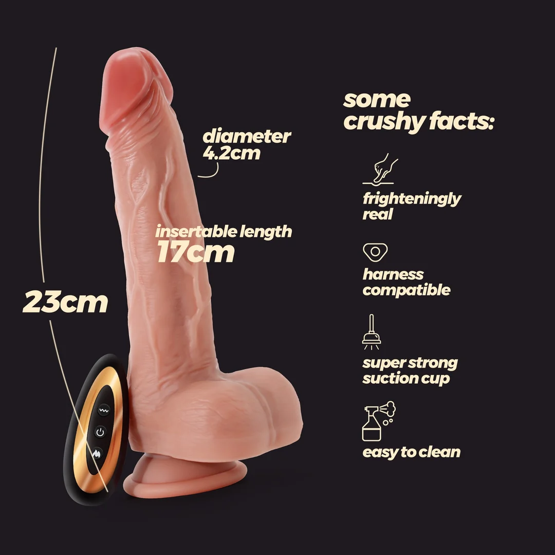 Crushious Inviktus Vibe, vibrador con calor - Imagen 5