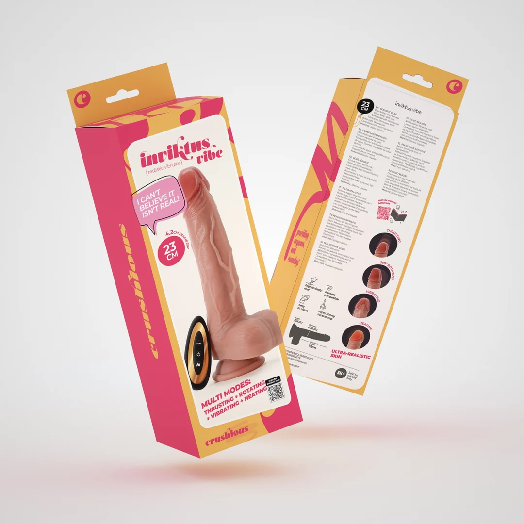 Crushious Inviktus Vibe, vibrador con calor - Imagen 1