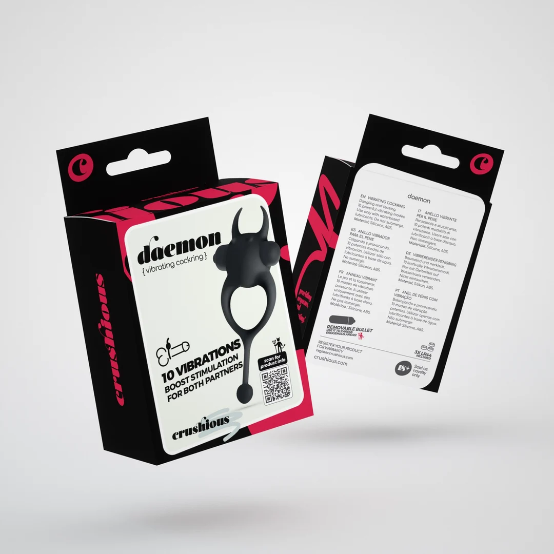 Anillo vibrador para el pene Crushious Daemon - Imagen 1