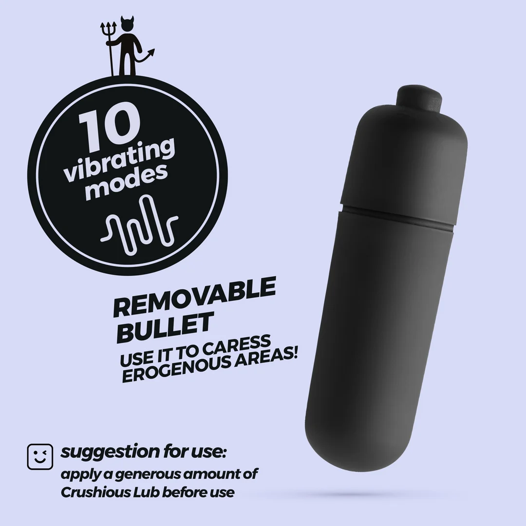 Anillo vibrador para el pene Crushious Daemon - Imagen 12