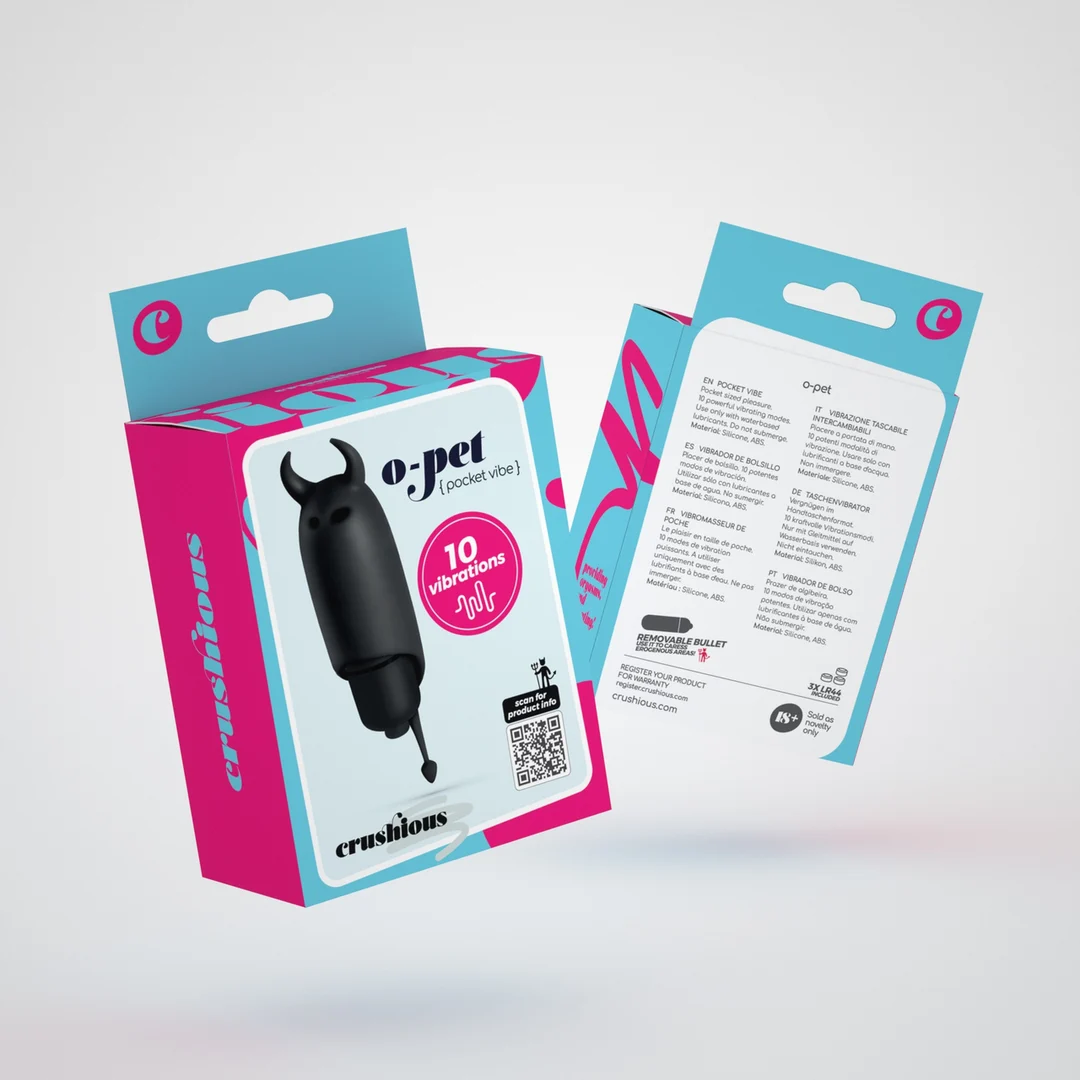 EX25744-2 Vibrador tipo bala Crushious O Pet Devil - Imagen 1