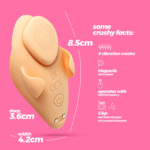 Vibrador para llevar bajo la ropa interior Crushious Atlantis con mando - Imagen 5