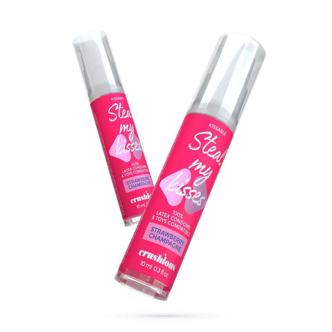 Lubricante Crushious Steal My Kisses con sabor a fresa - Imagen 2