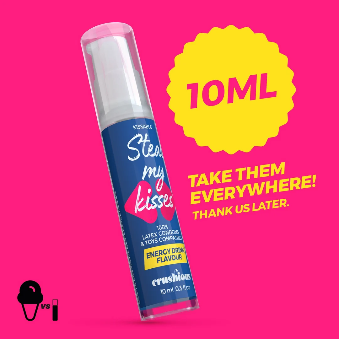 Lubricante Crushious Steal My Kisses con sabor a fresa - Imagen 8
