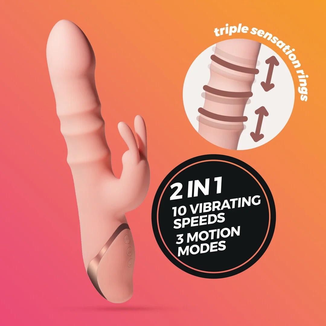 Crushious Ringlord Ring Rabbit Vibrator - Imagen 5