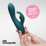 Vibrador de conejo mini Crushious Lola Esmeralda - Imagen 5