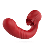 Vibrador con forma de rosa Crushious Osiria - Imagen 2