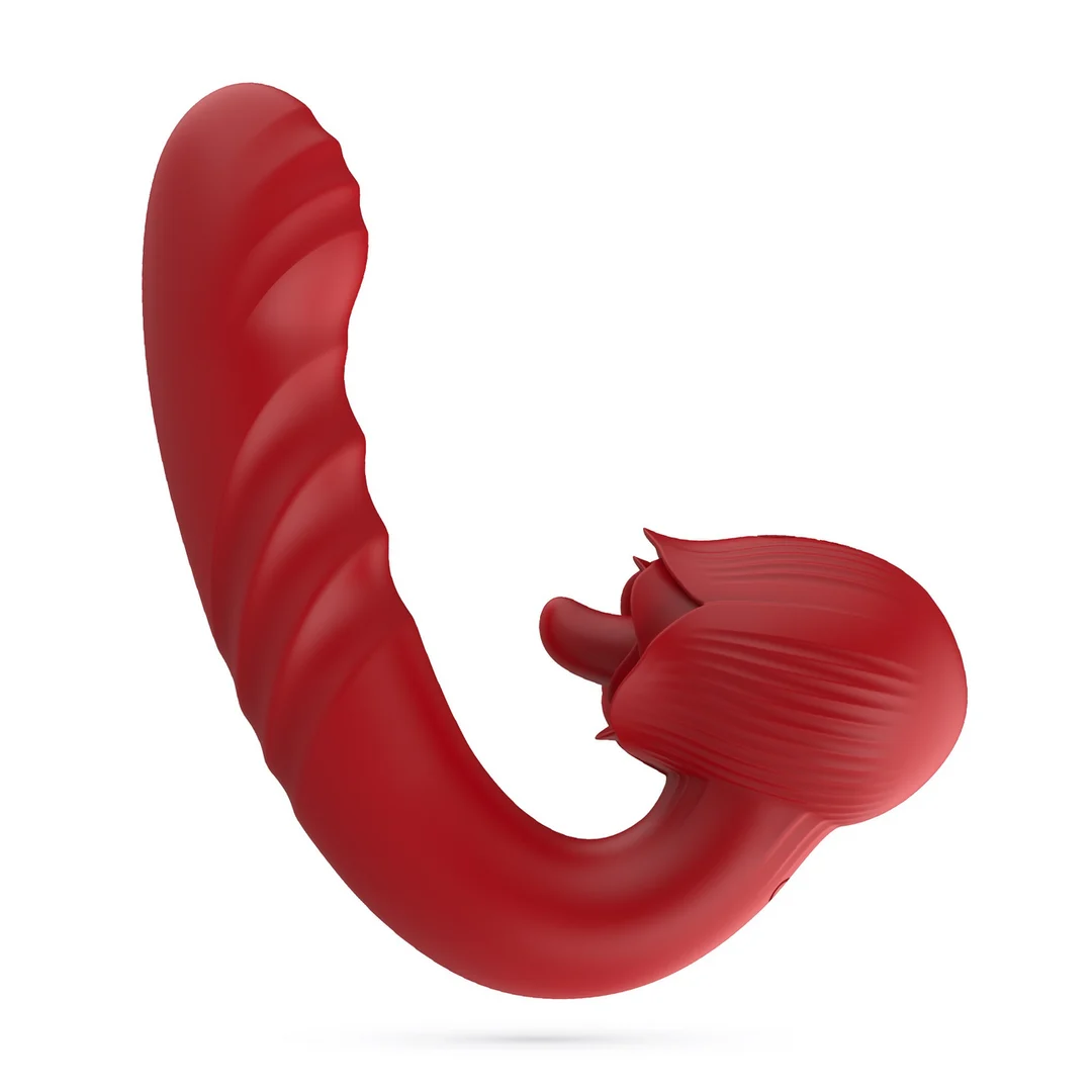 Vibrador con forma de rosa Crushious Osiria - Imagen 3