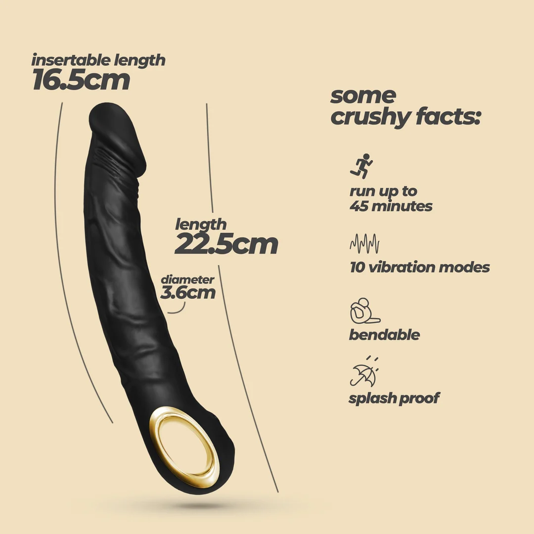 Vibrador flexible Crushious Magnus Bend - Imagen 5