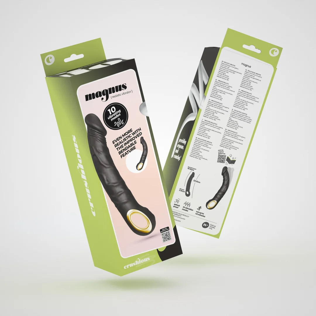 Vibrador flexible Crushious Magnus Bend - Imagen 1