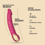 Vibrador flexible Crushious Magnus Bend - Imagen 11