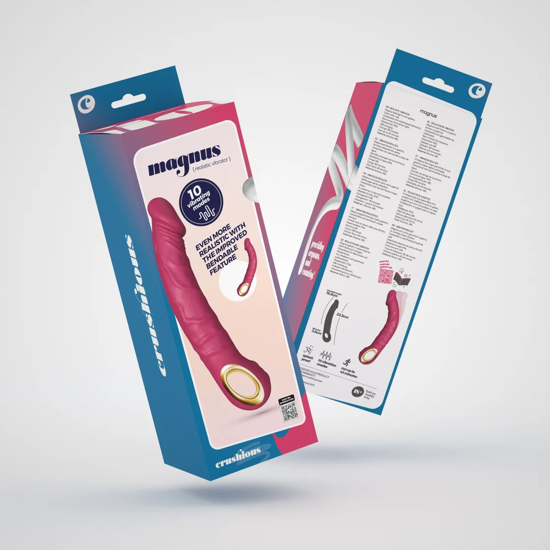 Vibrador flexible Crushious Magnus Bend - Imagen 7