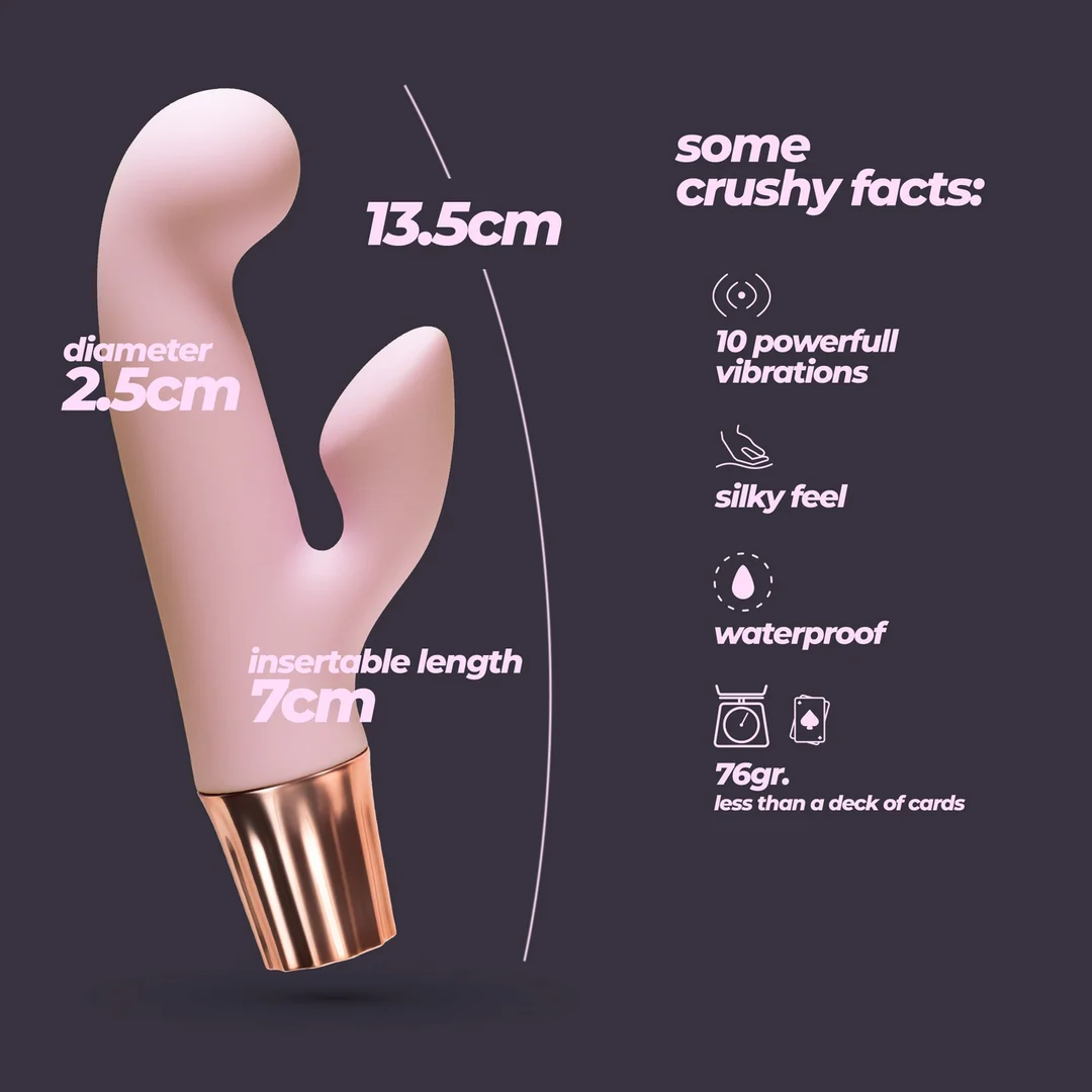Crushious Mellow Cony mini vibrador conejito - Imagen 5