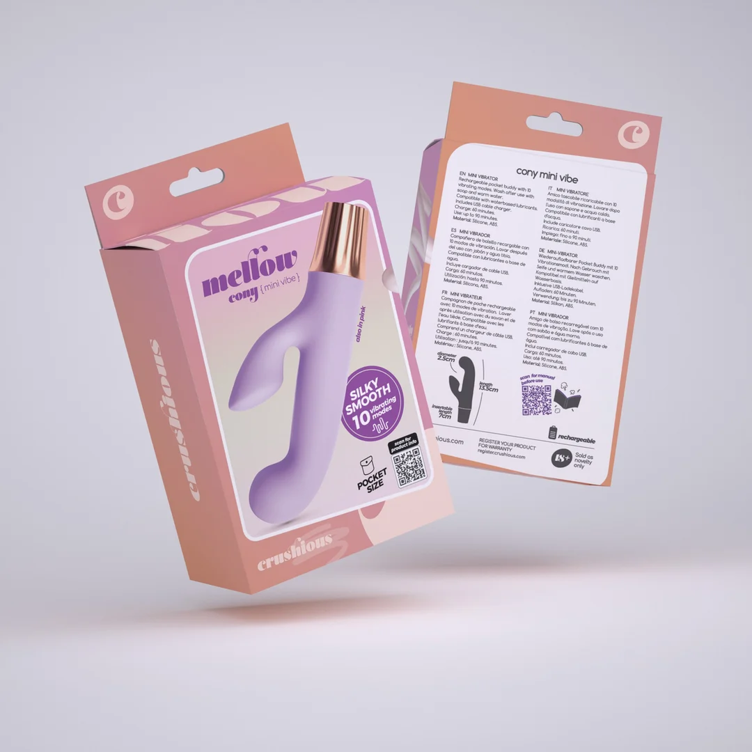 Crushious Mellow Cony mini vibrador conejito - Imagen 7