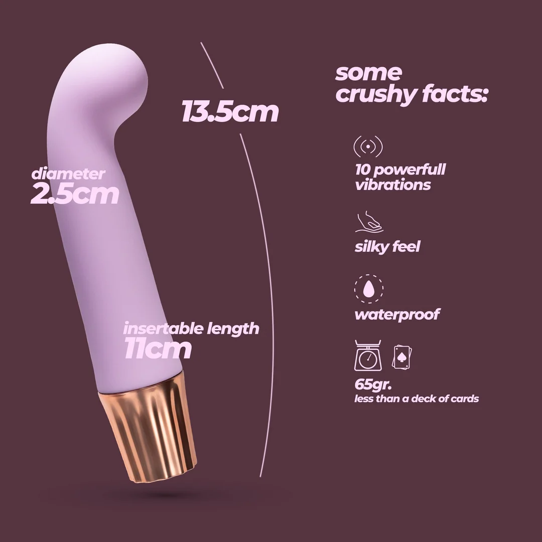 Vibrador mini para el punto G Crushious Mellow Gee - Imagen 11