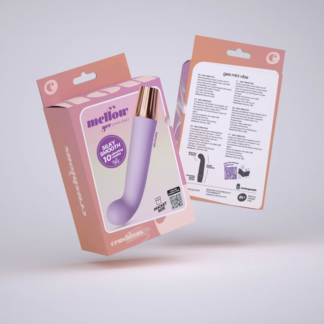 Vibrador mini para el punto G Crushious Mellow Gee - Imagen 7