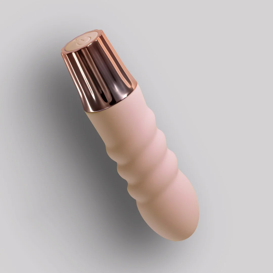 Mini vibrador rosa Crushious Mellow Bubbles - Imagen 3