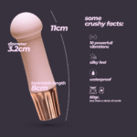 Vibrador mini tipo wand Crushious Mellow Puff - Imagen 3